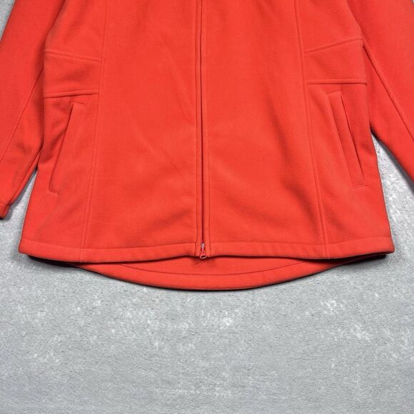 Duluth Trading Shoreline Fleece Jacket Women Large Windproof Heavyweight Hooded - Picture 3 of 11